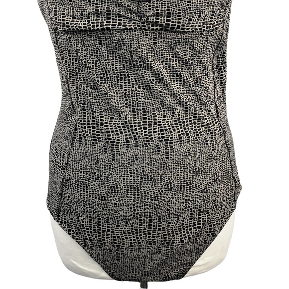 Calvin Klein Snakeskin One Piece Swimsuit Size XL - Picture 3 of 7